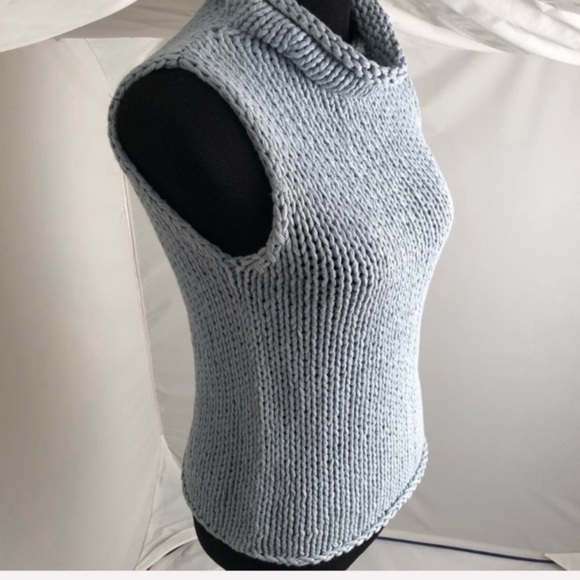 The Limited Handknit cowl neck sleeveless sweater - Picture 2 of 7